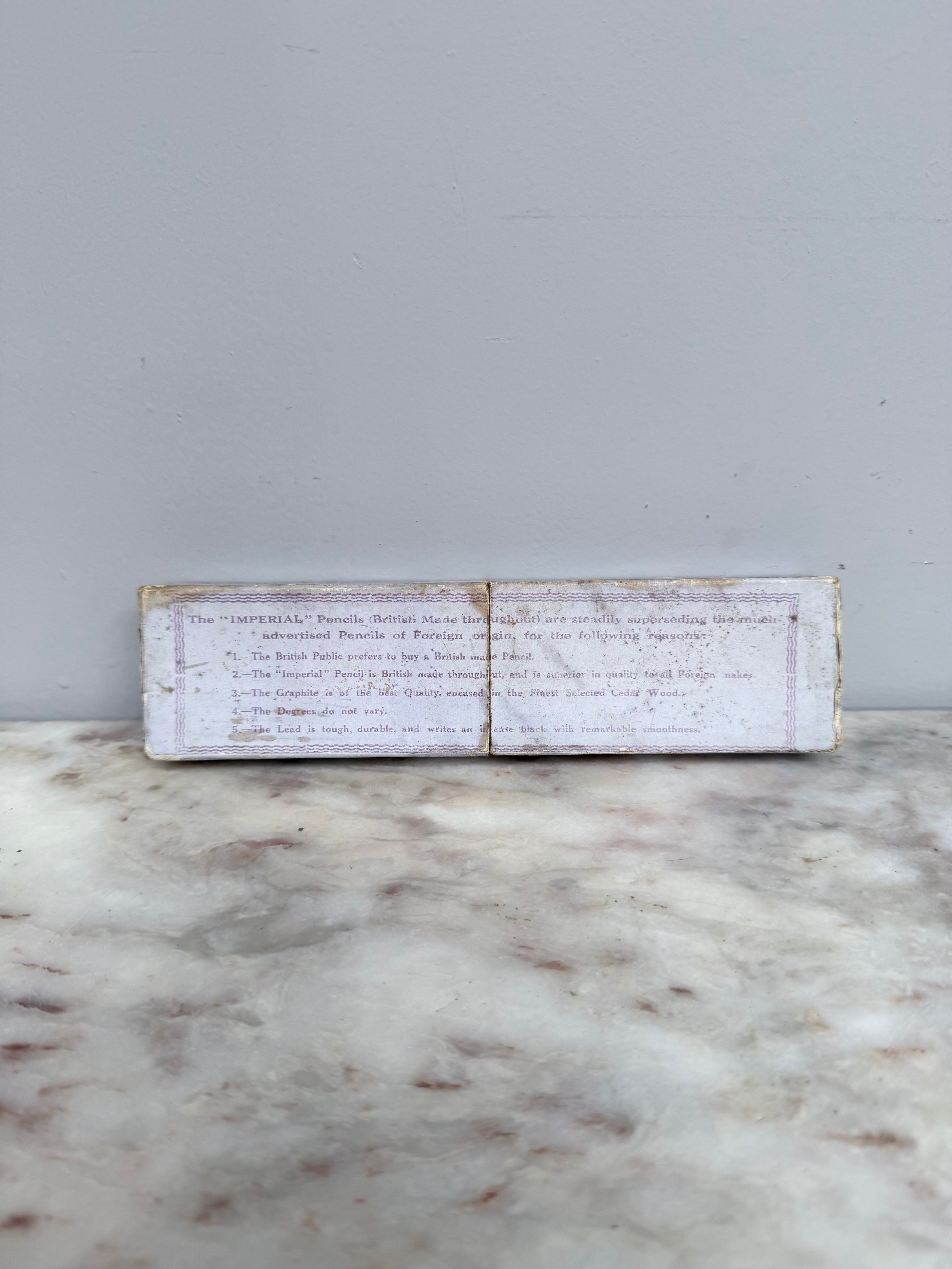The 'Imperial Pencil' Box & Contents | Antique & Vintage | Moonee Ponds Antiques | Australia Wide