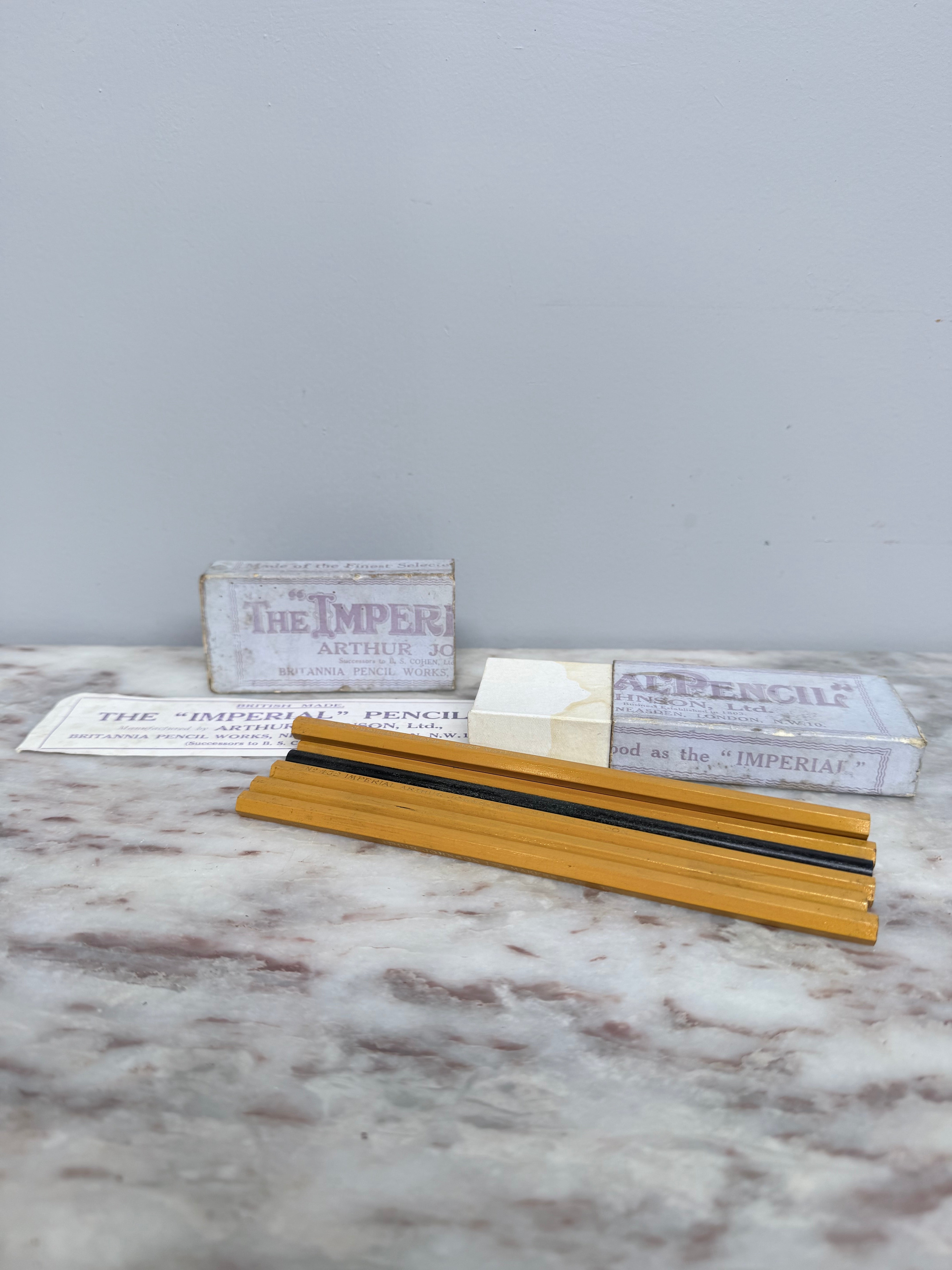 The 'Imperial Pencil' Box & Contents