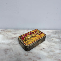 Vintage 'Log Cabin' Tobacco Tin