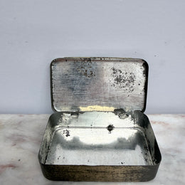 Vintage 'Log Cabin' Tobacco Tin