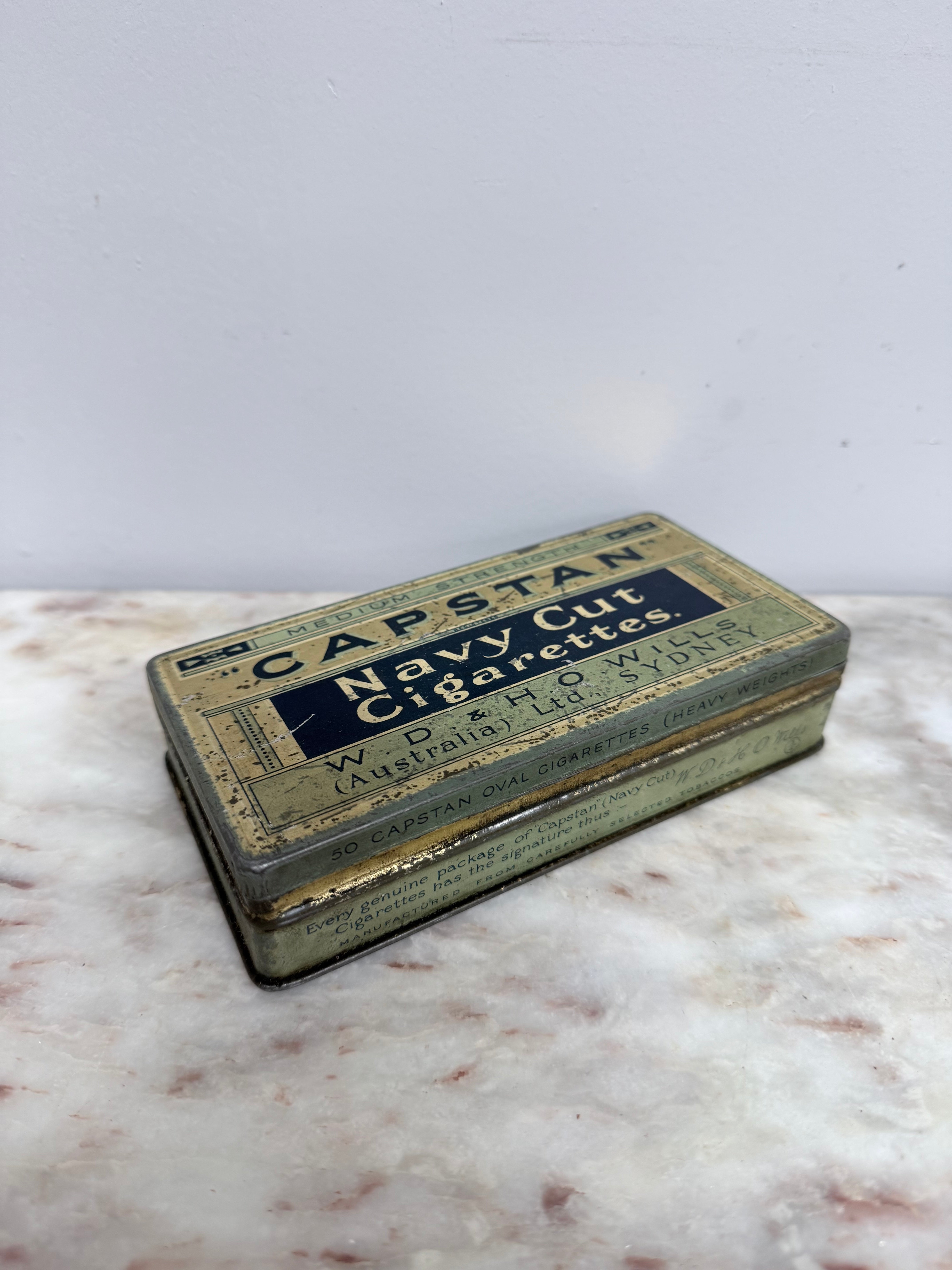 Vintage Capstan Tobacco Tin | Antique & Vintage | Moonee Ponds Antiques | Australia Wide Delivery