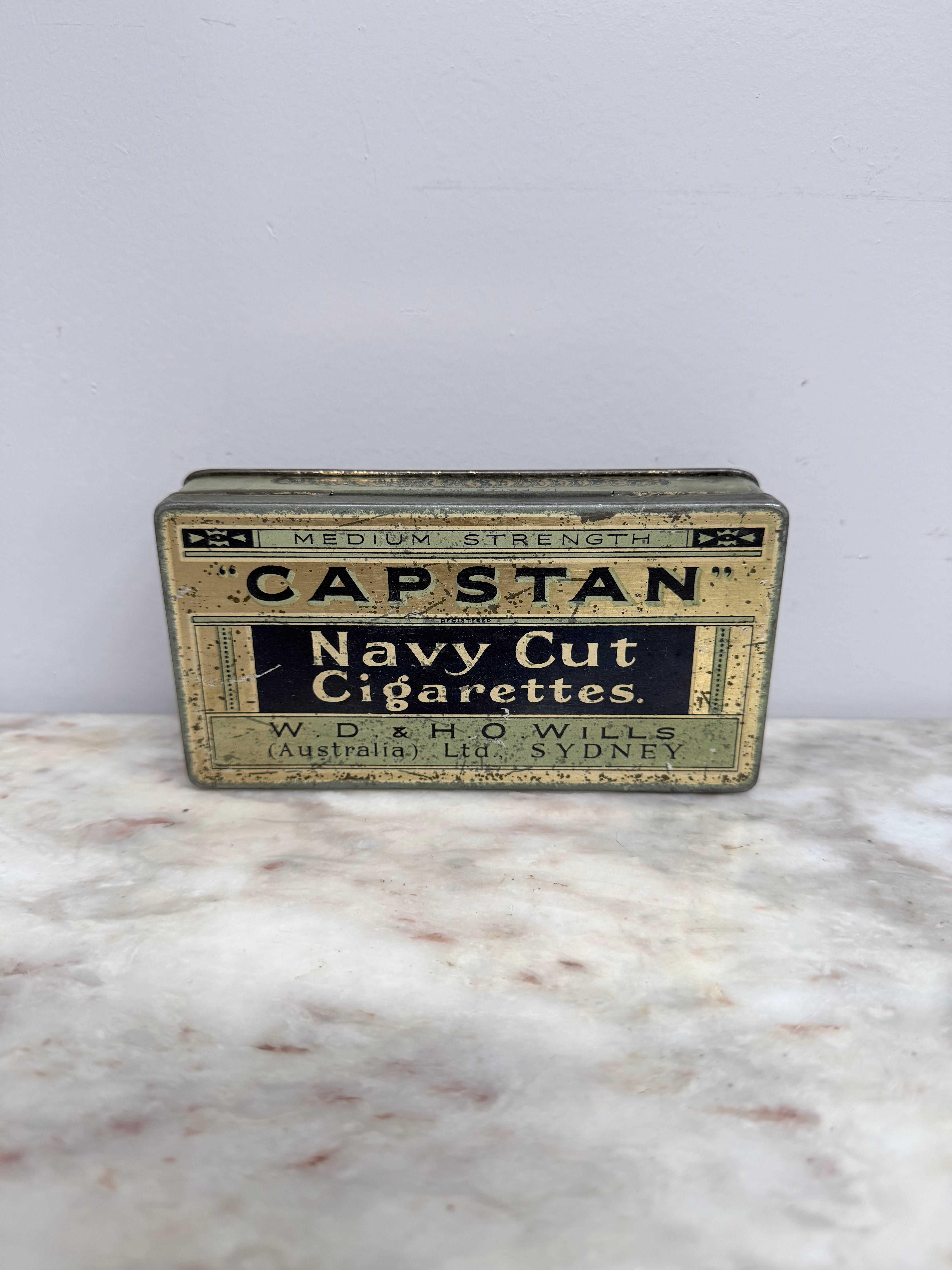 Vintage Capstan Tobacco Tin | Antique & Vintage | Moonee Ponds Antiques | Australia Wide Delivery