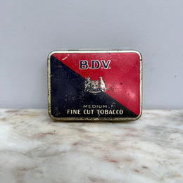 Vintage B.D.V Tobacco Tin