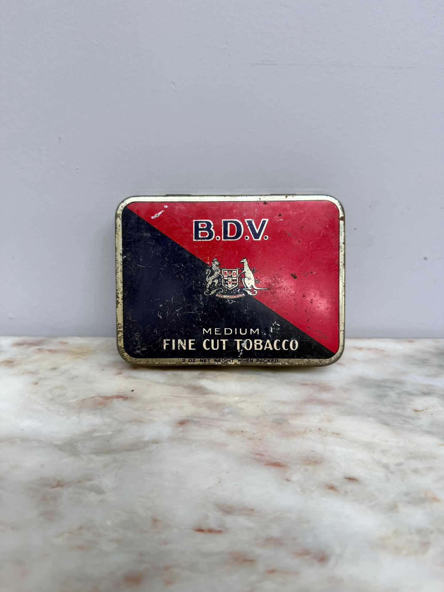 Vintage B.D.V Tobacco Tin