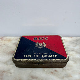 Vintage B.D.V Tobacco Tin