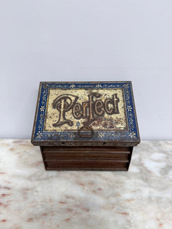 Vintage 'Perfect' Letter Press Tin | Antique & Vintage | Moonee Ponds Antiques | Australia Wide Delivery