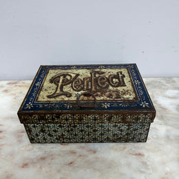 Vintage 'Perfect' Letter Press Tin