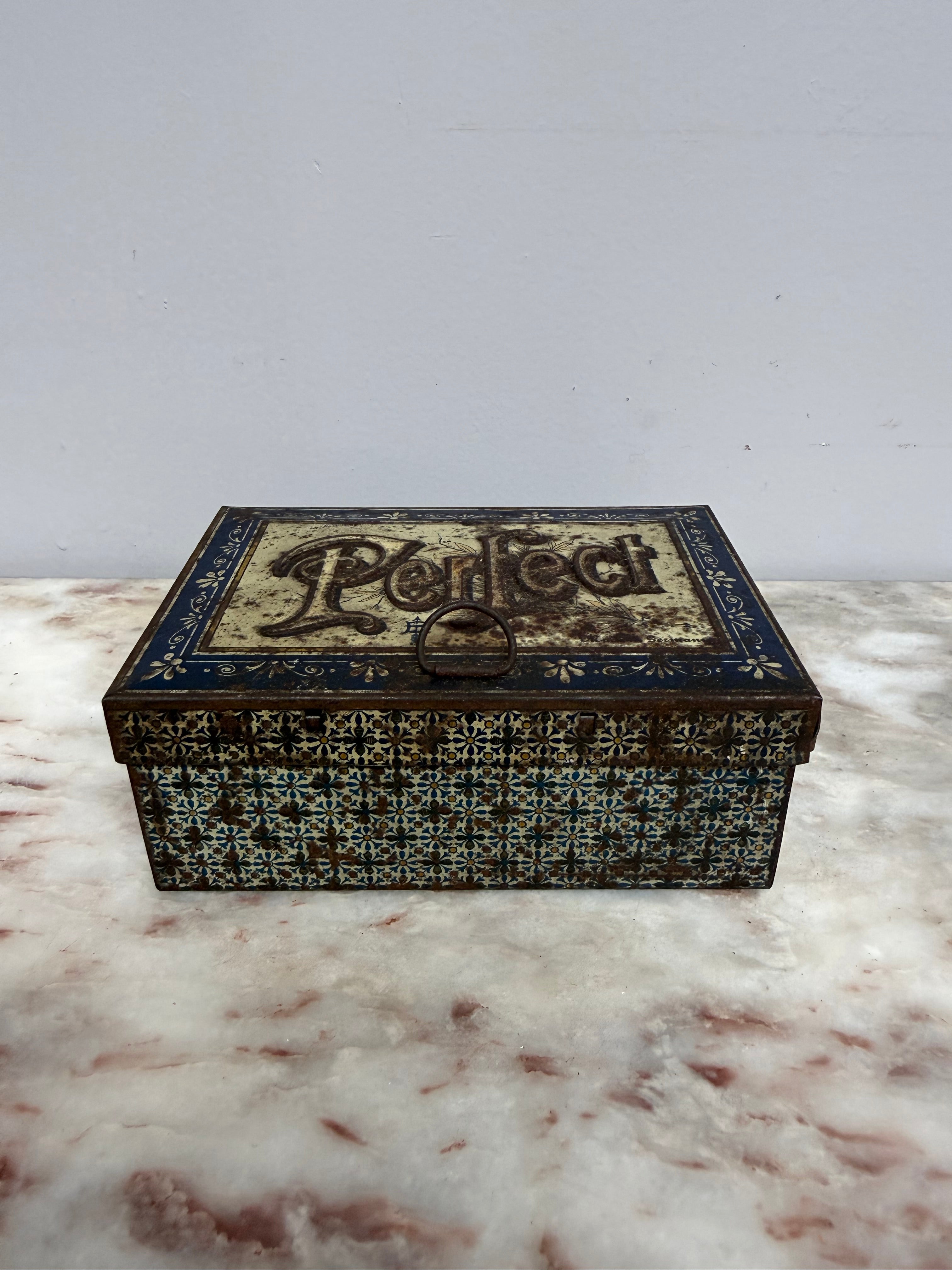 Vintage 'Perfect' Letter Press Tin | Antique & Vintage | Moonee Ponds Antiques | Australia Wide Delivery