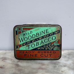 Vintage 'Wild Woodbine' Tobacco Tin