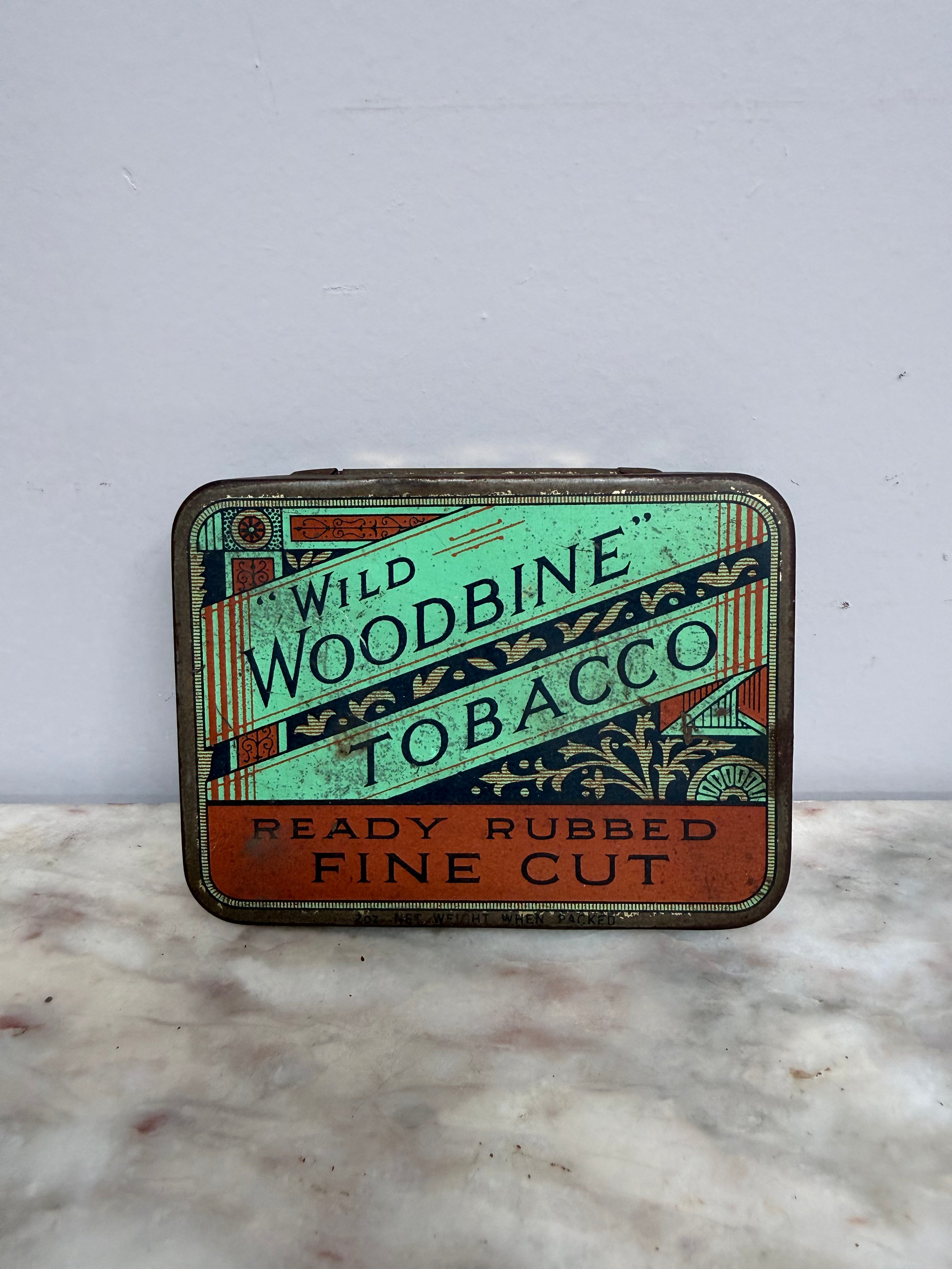 Vintage 'Wild Woodbine' Tobacco Tin | Antique & Vintage | Moonee Ponds Antiques | Australia Wide Delivery