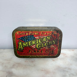 Early Australian "American Glory Flake Cut" Tobacco Tin