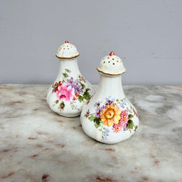 Vintage Royal Crown Derby Salt & Pepper Shakers