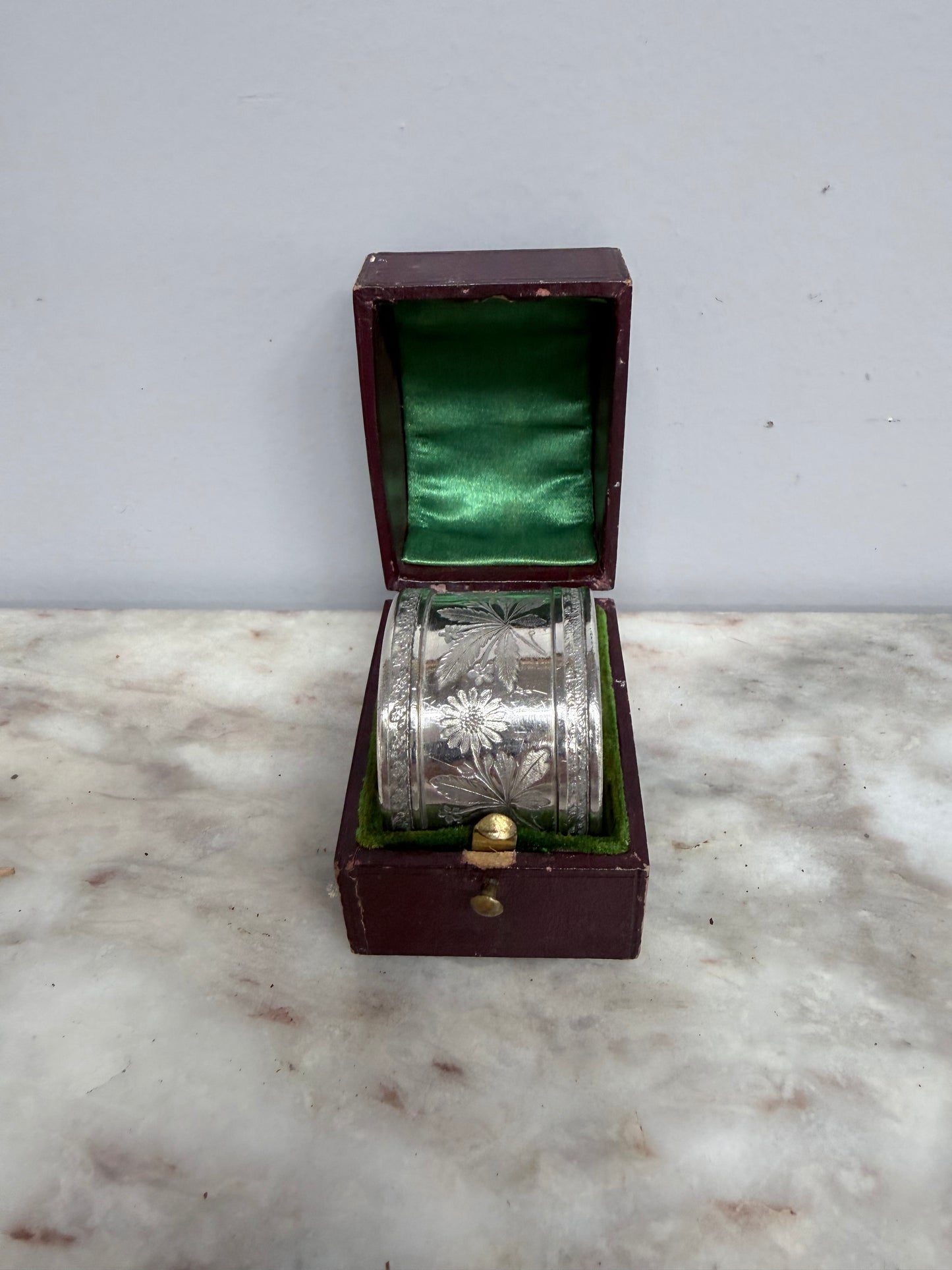 Victorian Serviette Ring In Original Box