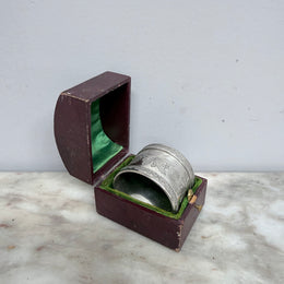 Victorian Serviette Ring In Original Box