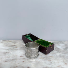 Victorian Serviette Ring In Original Box