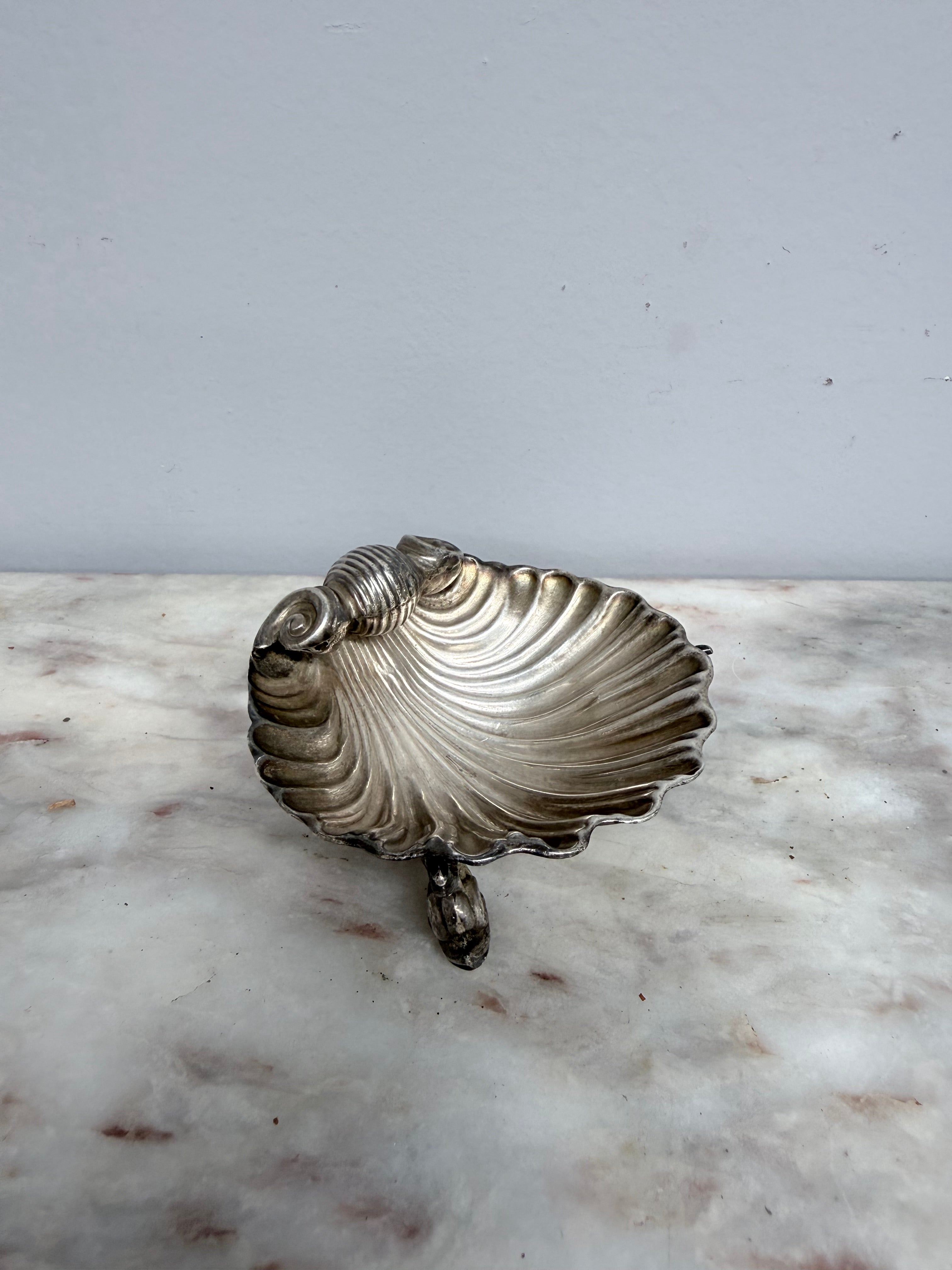 Birmingham Sterling Silver Shell Shaped Dish | Antique & Vintage | Moonee Ponds Antiques | Australia Wide Delivery