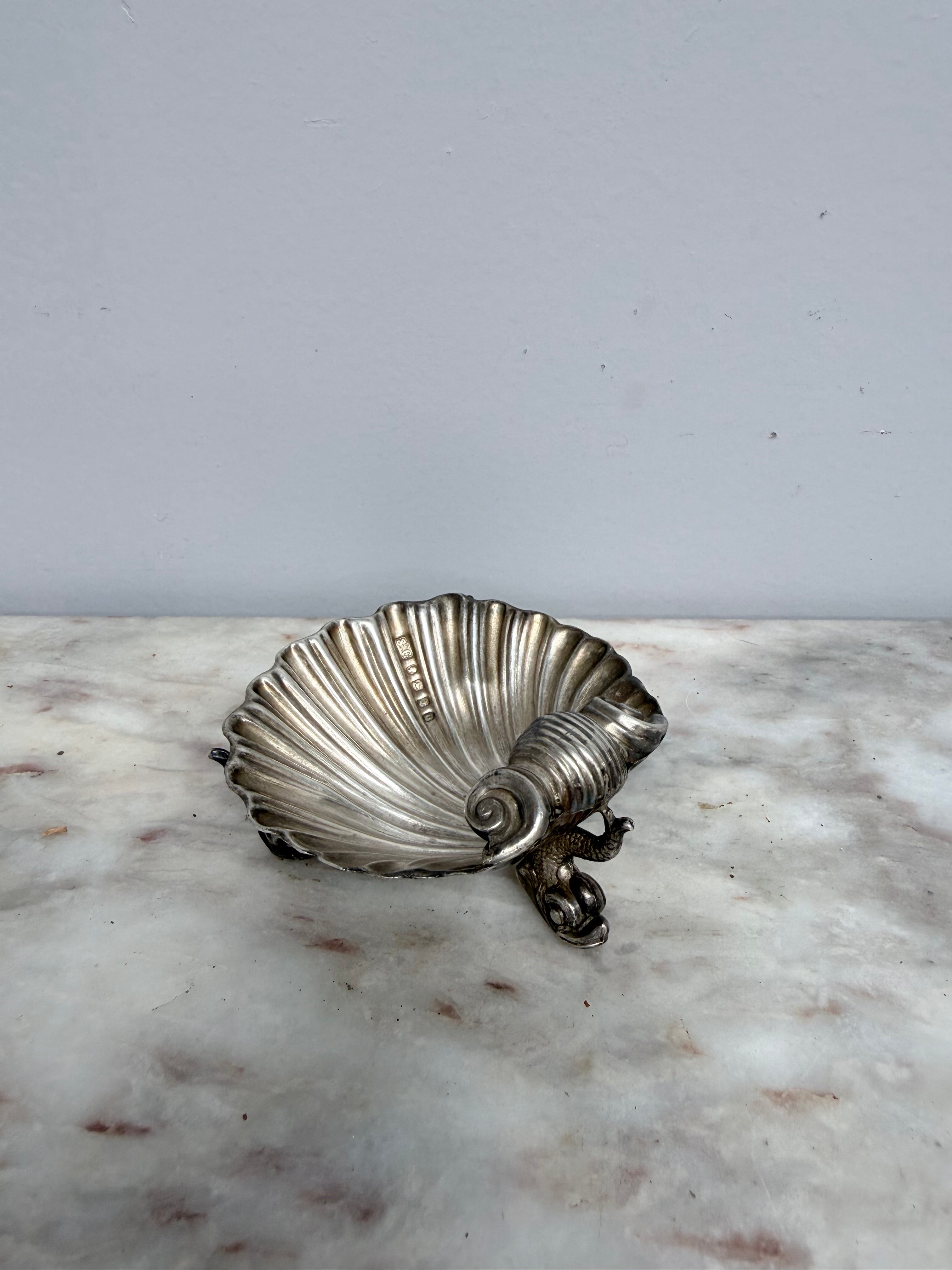 Birmingham Sterling Silver Shell Shaped Dish | Antique & Vintage | Moonee Ponds Antiques | Australia Wide Delivery