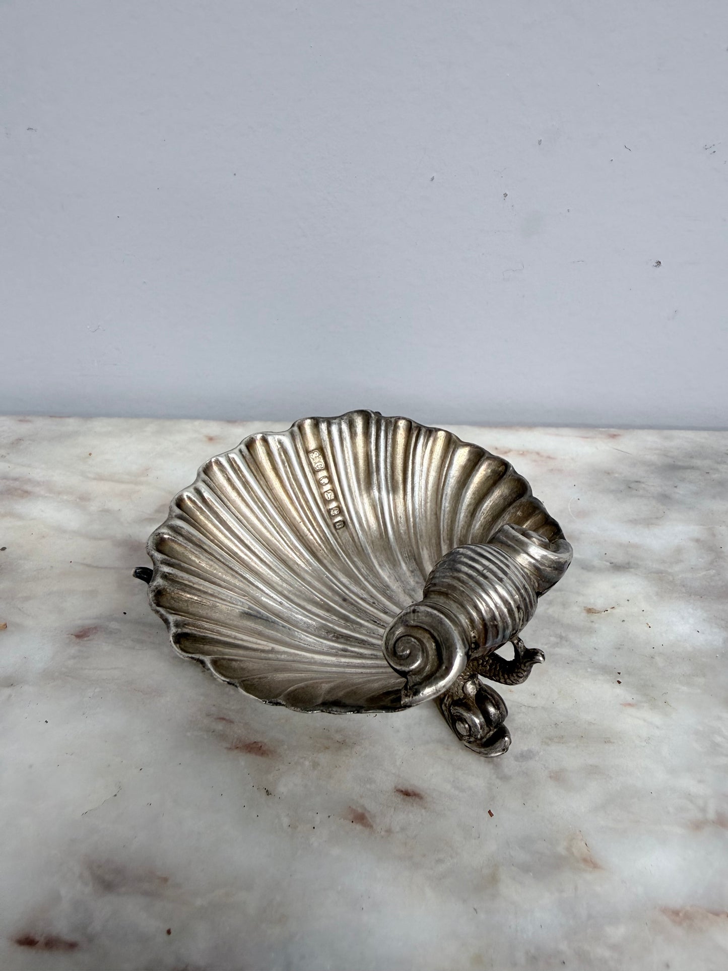 Birmingham Sterling Silver Shell Shaped Dish