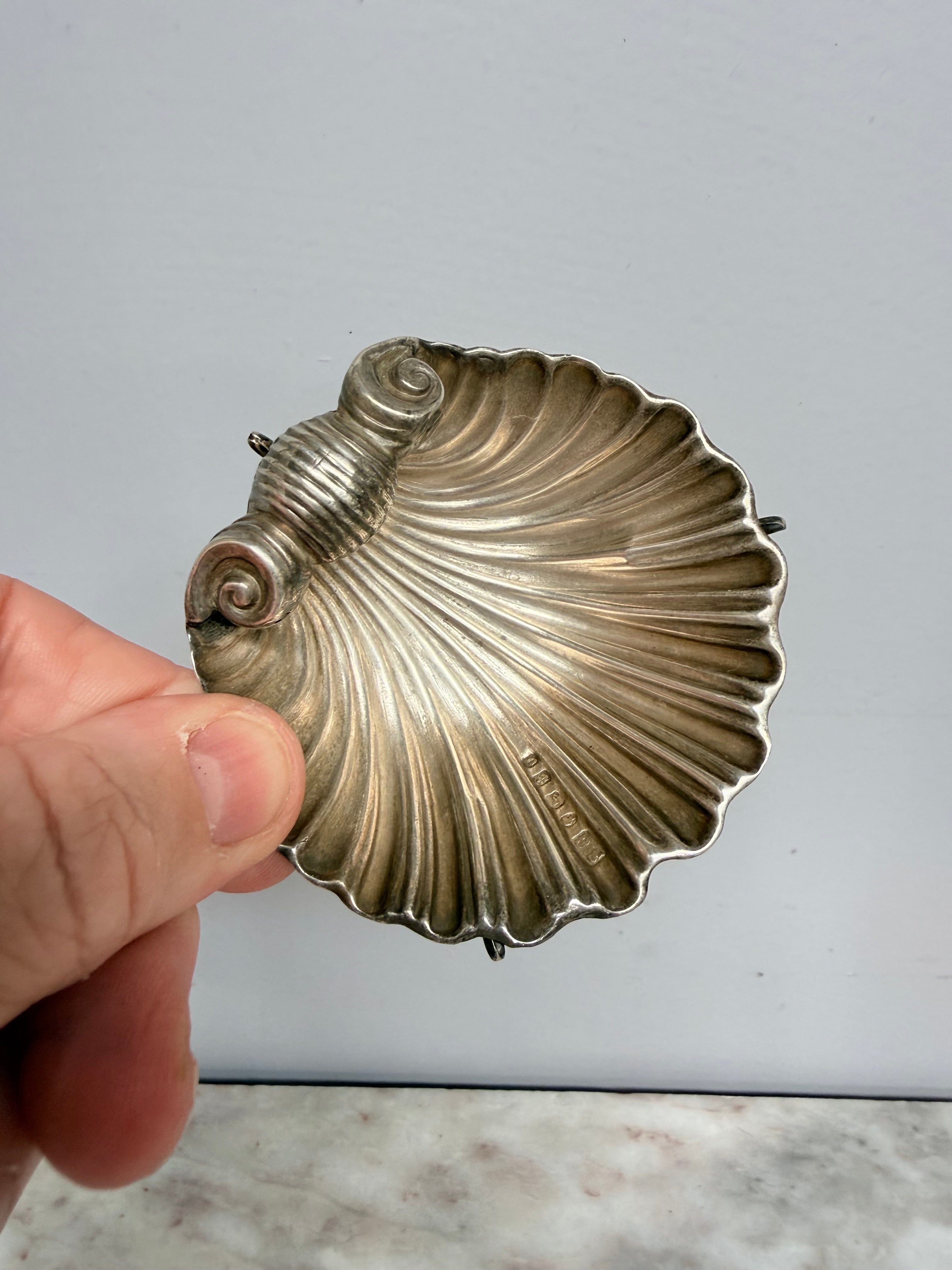 Birmingham Sterling Silver Shell Shaped Dish | Antique & Vintage | Moonee Ponds Antiques | Australia Wide Delivery