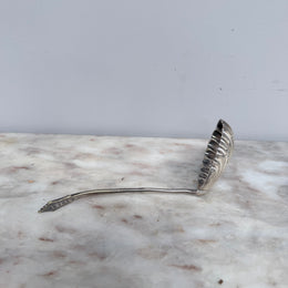 Antique Silver Plated Serving / Draining Spoon