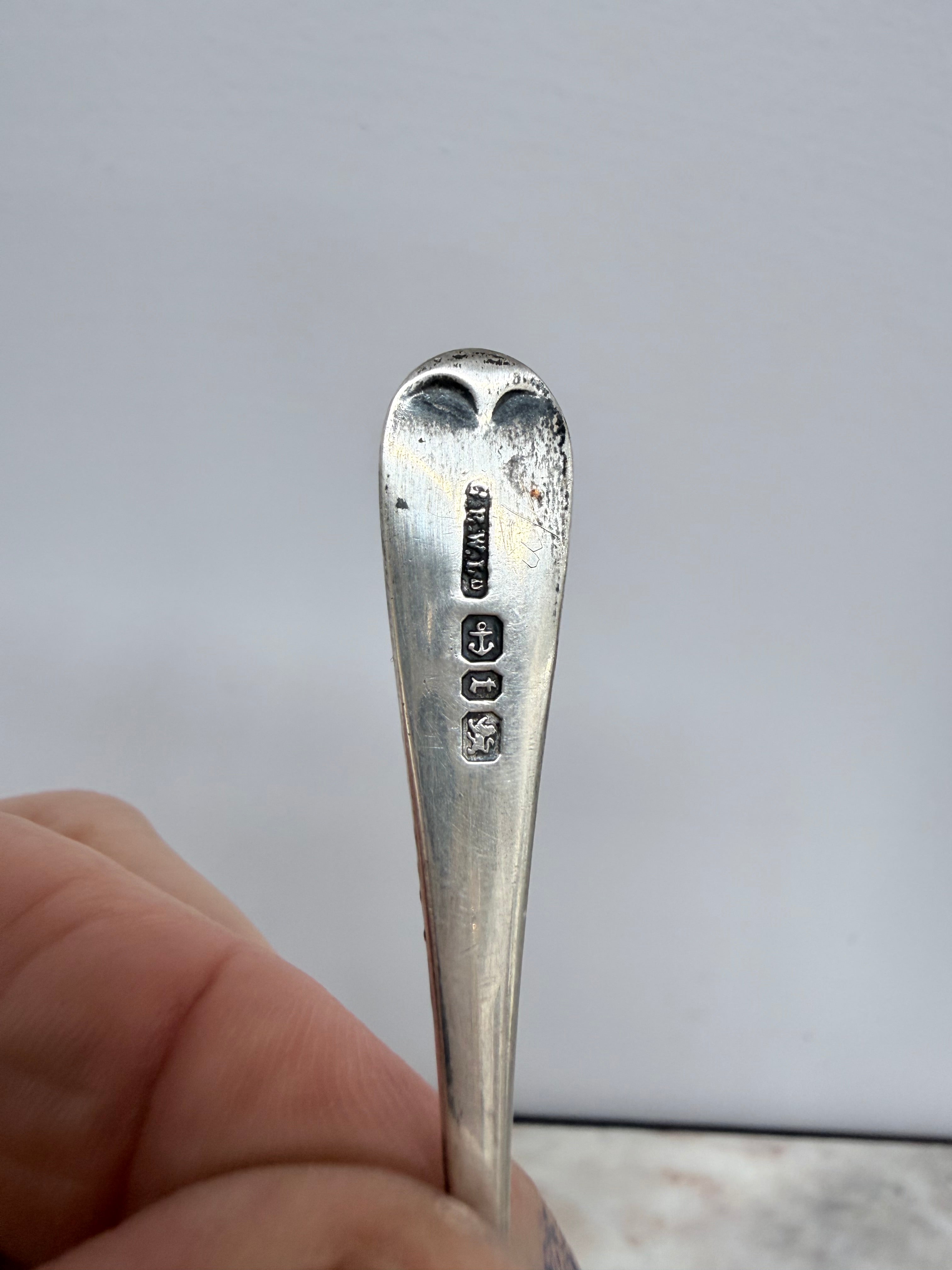 Late Victorian Birmingham Silver Sugar / Tea Caddy Spoon | Antique & Vintage | Moonee Ponds Antiques | Australia Wide Delivery