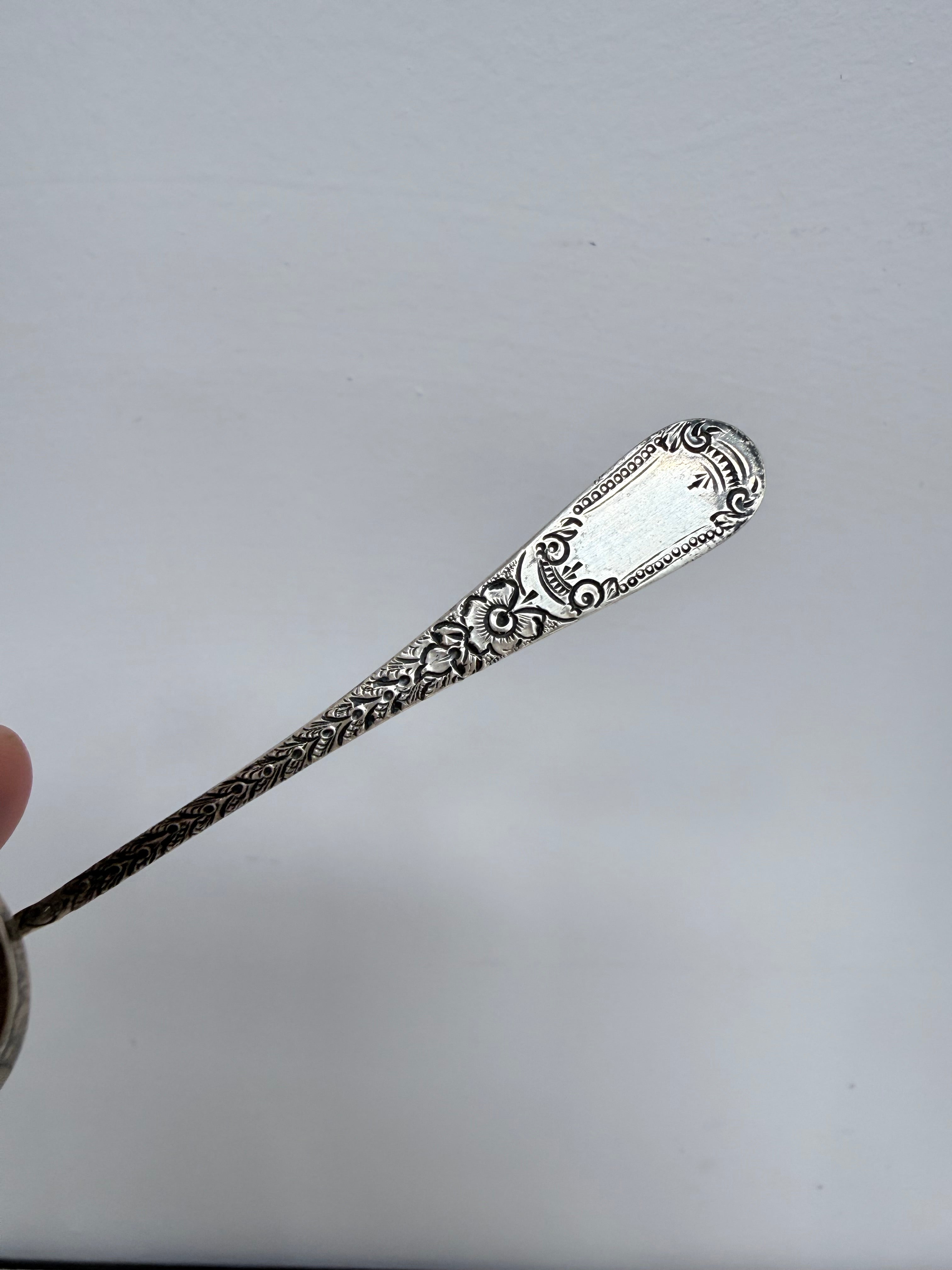 Late Victorian Birmingham Silver Sugar / Tea Caddy Spoon | Antique & Vintage | Moonee Ponds Antiques | Australia Wide Delivery