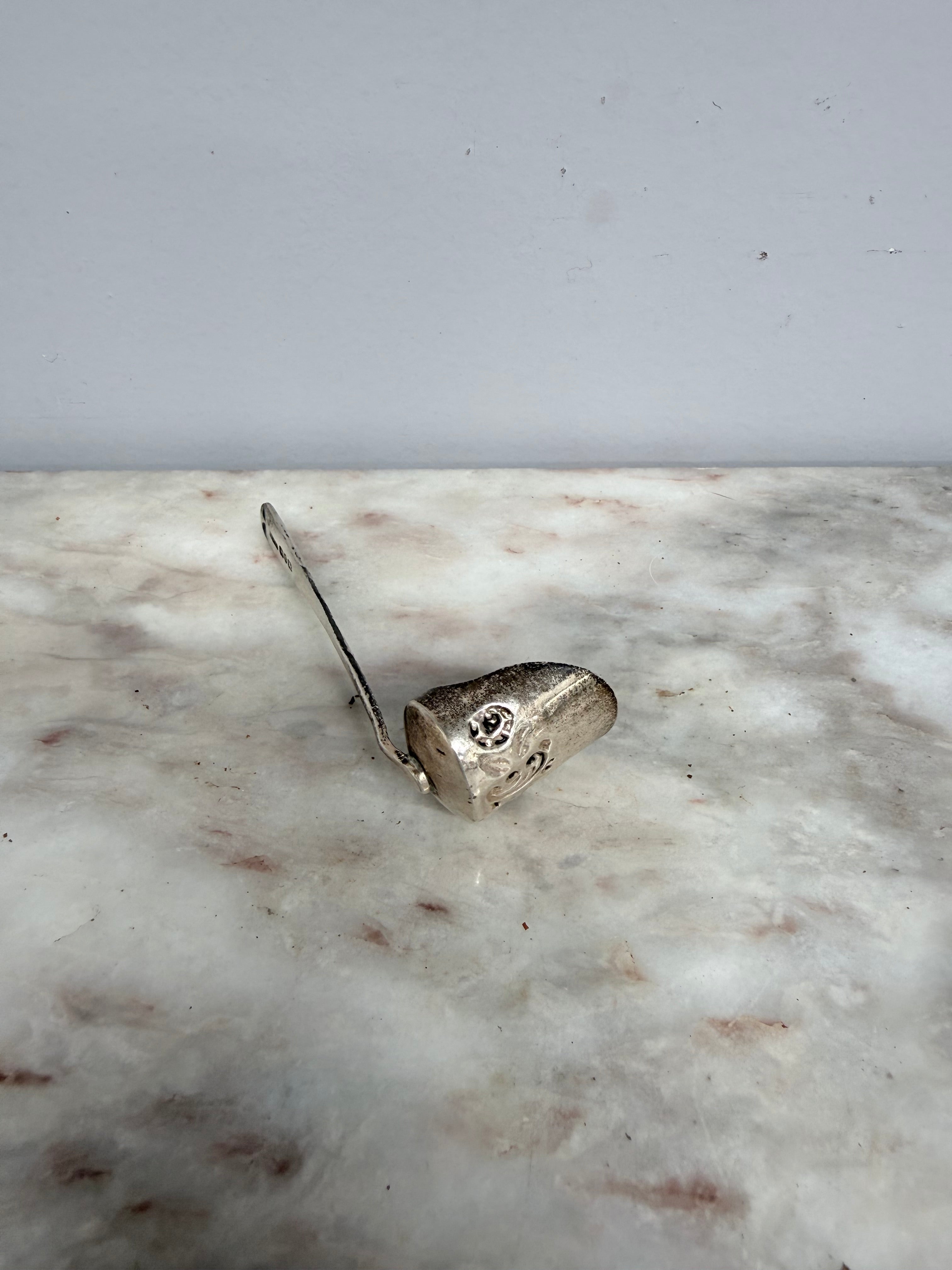 Late Victorian Birmingham Silver Sugar / Tea Caddy Spoon