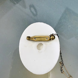 Vintage "Aynsley" Hand Painted Orchard Fruit Brooch