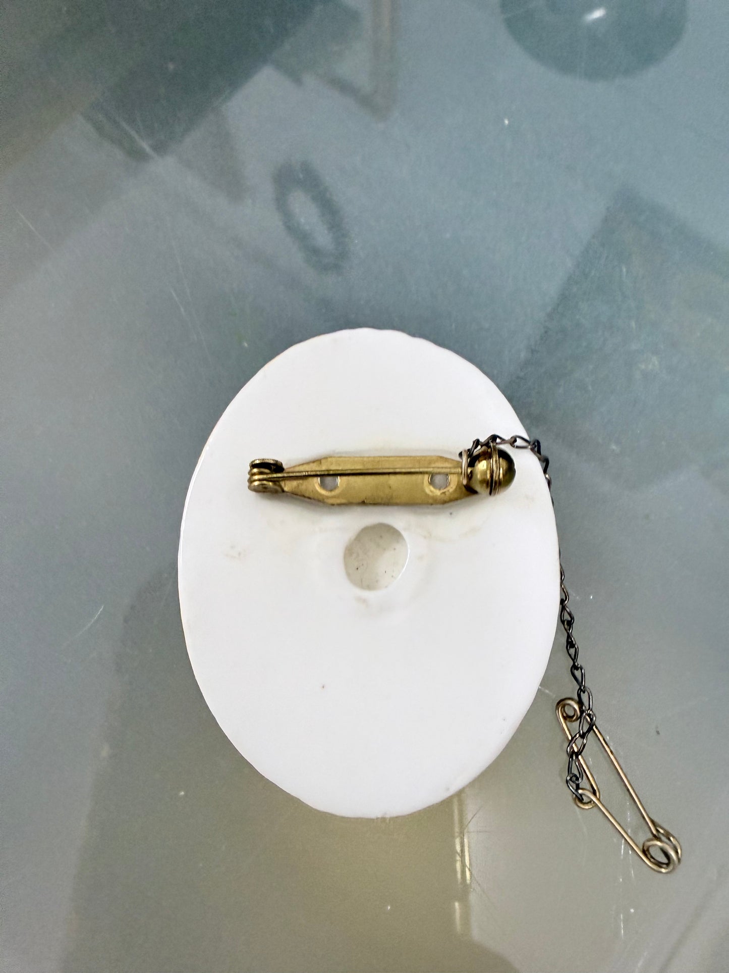 Vintage "Aynsley" Hand Painted Orchard Fruit Brooch