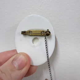 Vintage "Aynsley" Hand Painted Orchard Fruit Brooch