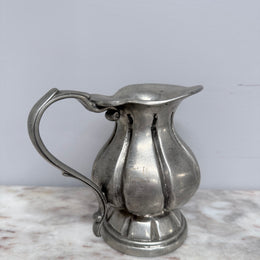 Vintage Stamped Pewter Jug