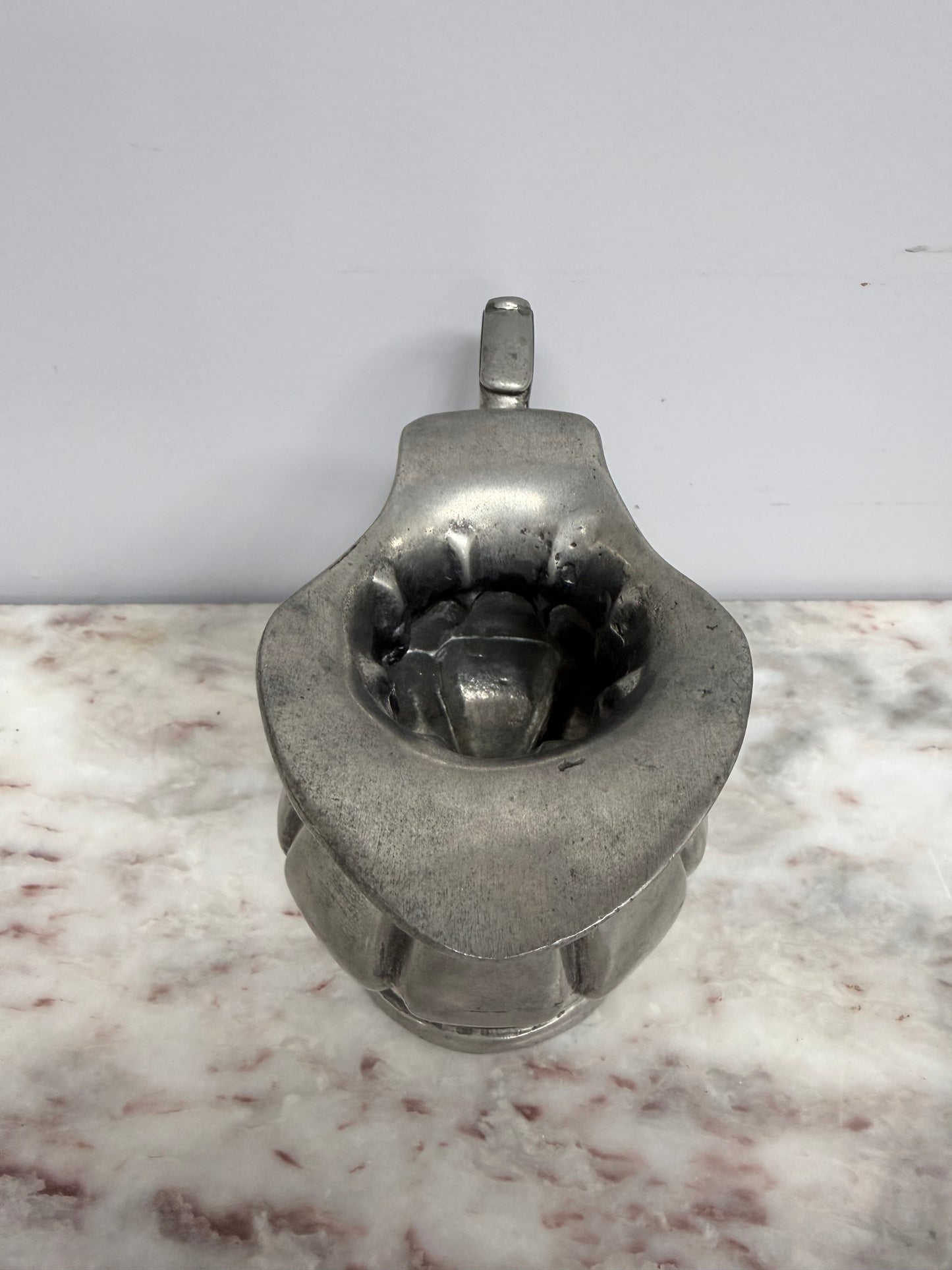 Vintage Stamped Pewter Jug