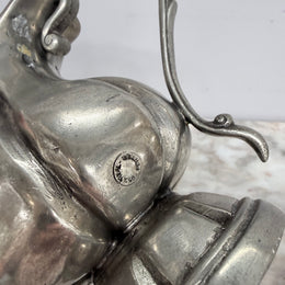 Vintage Stamped Pewter Jug