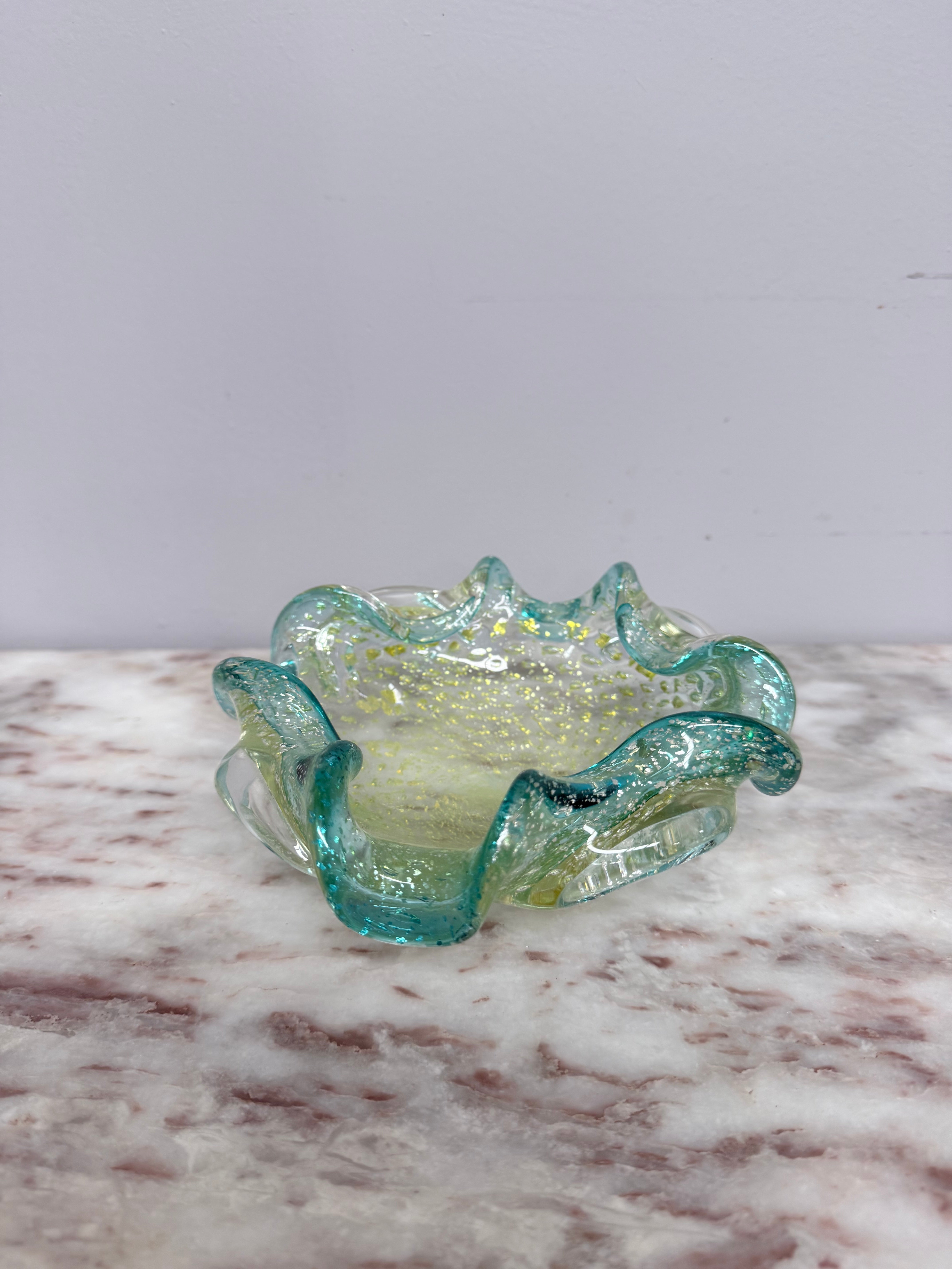 Murano Glass Aventurine Bowl | Antique & Vintage | Moonee Ponds Antiques | Australia Wide Delivery