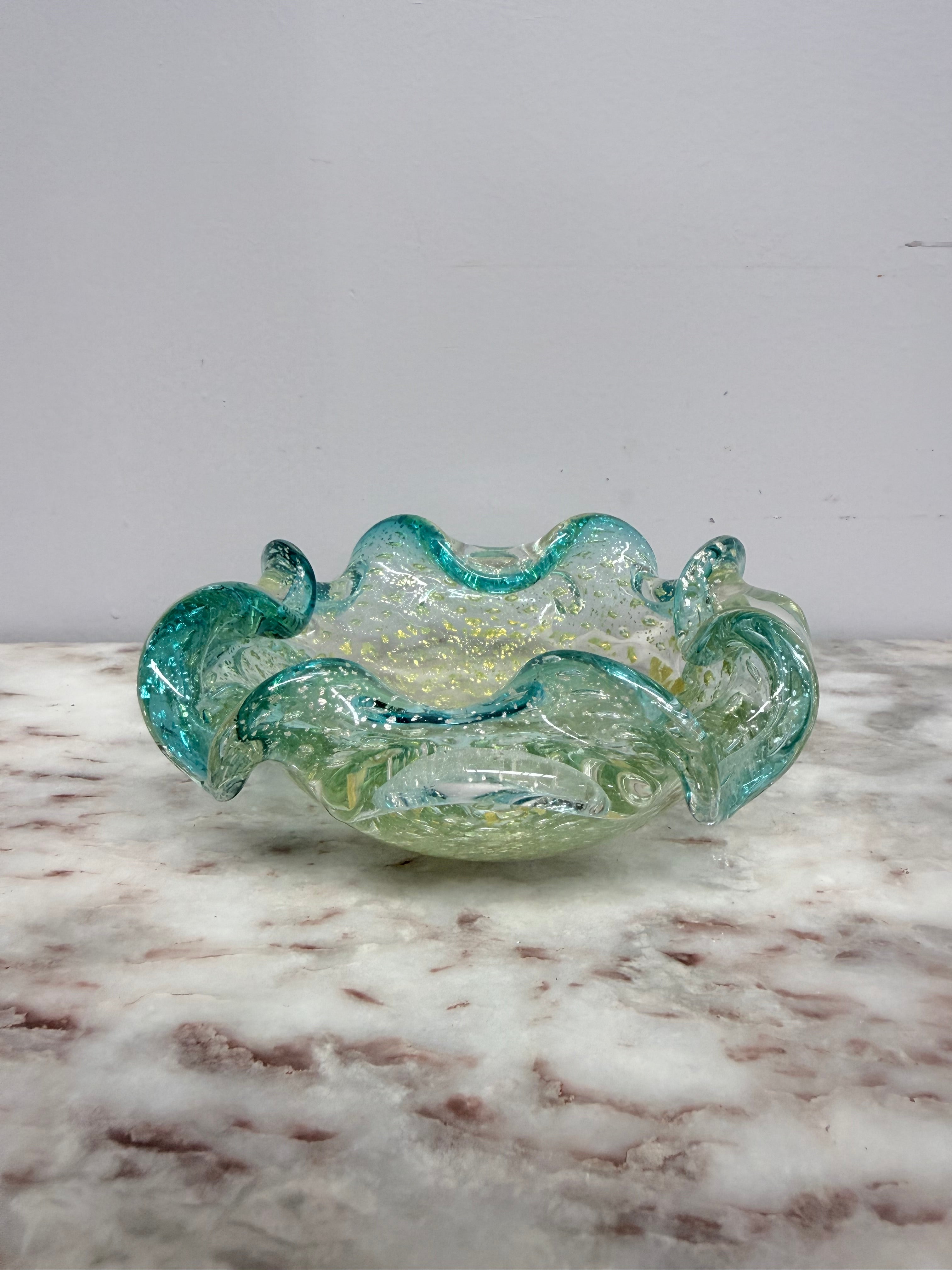 Murano Glass Aventurine Bowl | Antique & Vintage | Moonee Ponds Antiques | Australia Wide Delivery