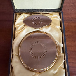 Vintage Stratton Compact Mirror & Lipstick Holder In Original Box