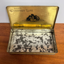 Vintage Players Country Life Cigarettes Tin