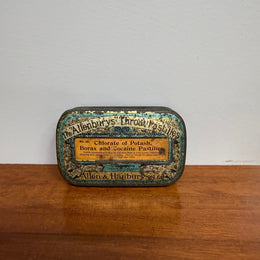 Vintage Allenburys Throat Pastilles Tin