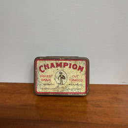 Vintage Champion Australian Tobacco Tin