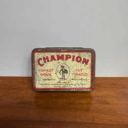 Vintage Champion Australian Tobacco Tin