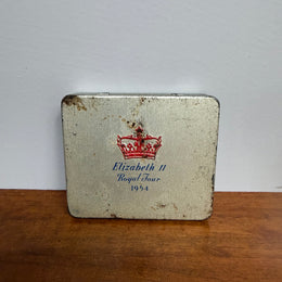Vintage Royal Tour Elizabeth Cigarette Tin