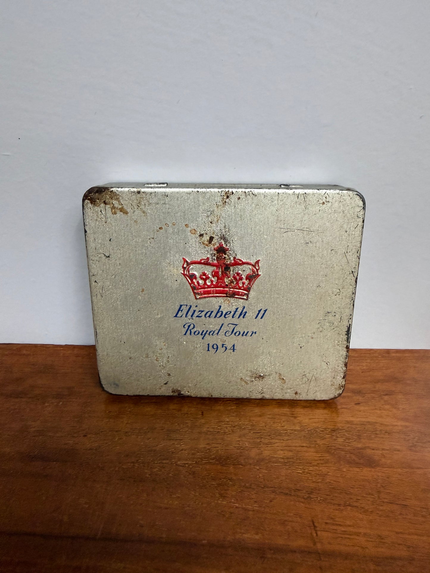 Vintage Royal Tour Elizabeth Cigarette Tin