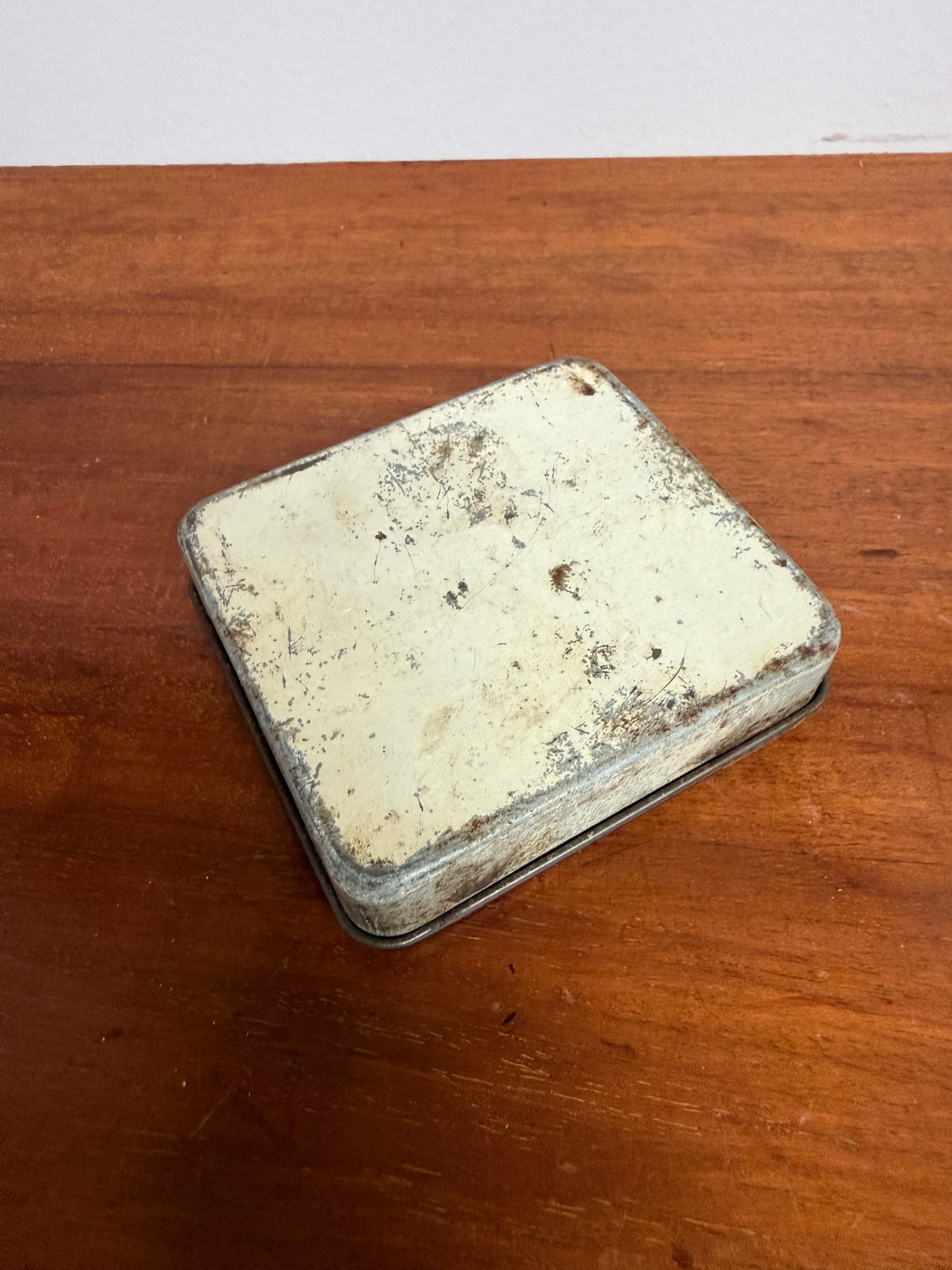 Vintage Black & White Virginia Tobacco Tin | Antique & Vintage | Moonee Ponds Antiques | Australia Wide Delivery