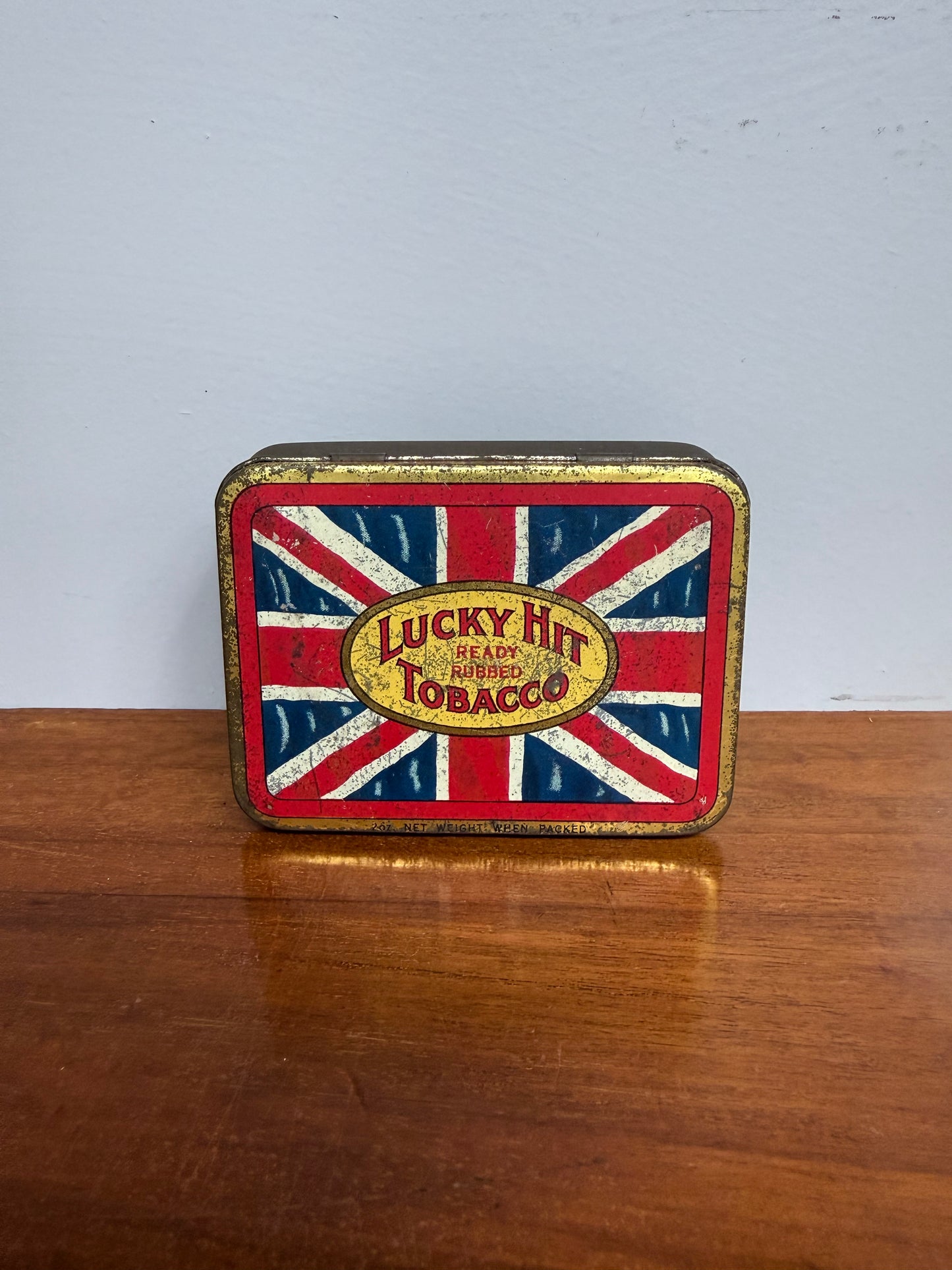 Vintage Lucky Hit Tobacco Tin