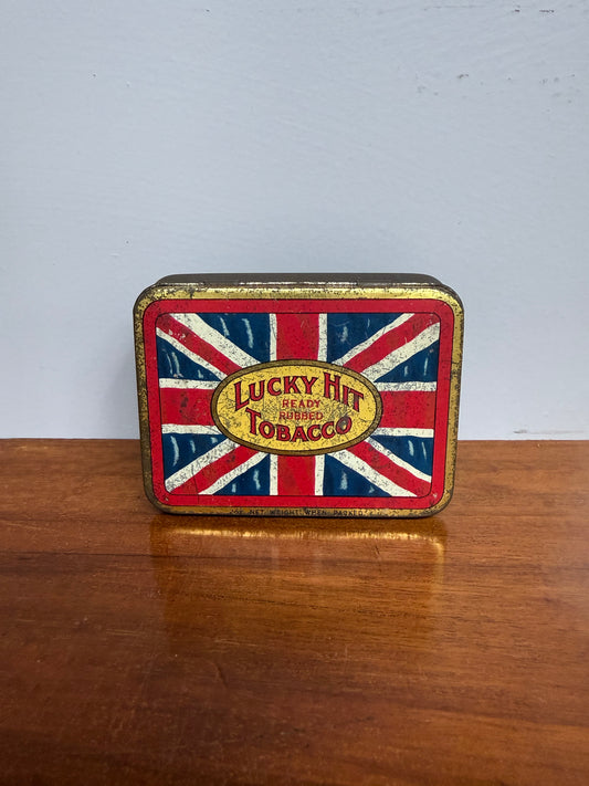 Vintage Lucky Hit Tobacco Tin