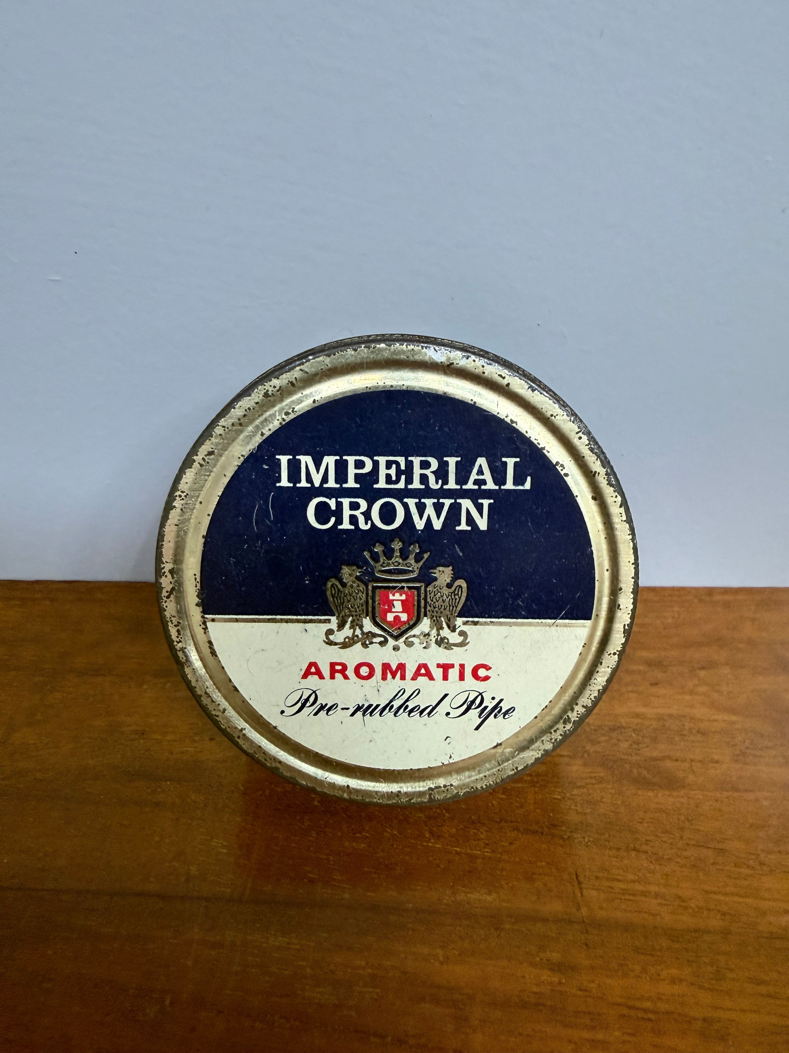 Vintage Imperial Crown Tobacco Tin
