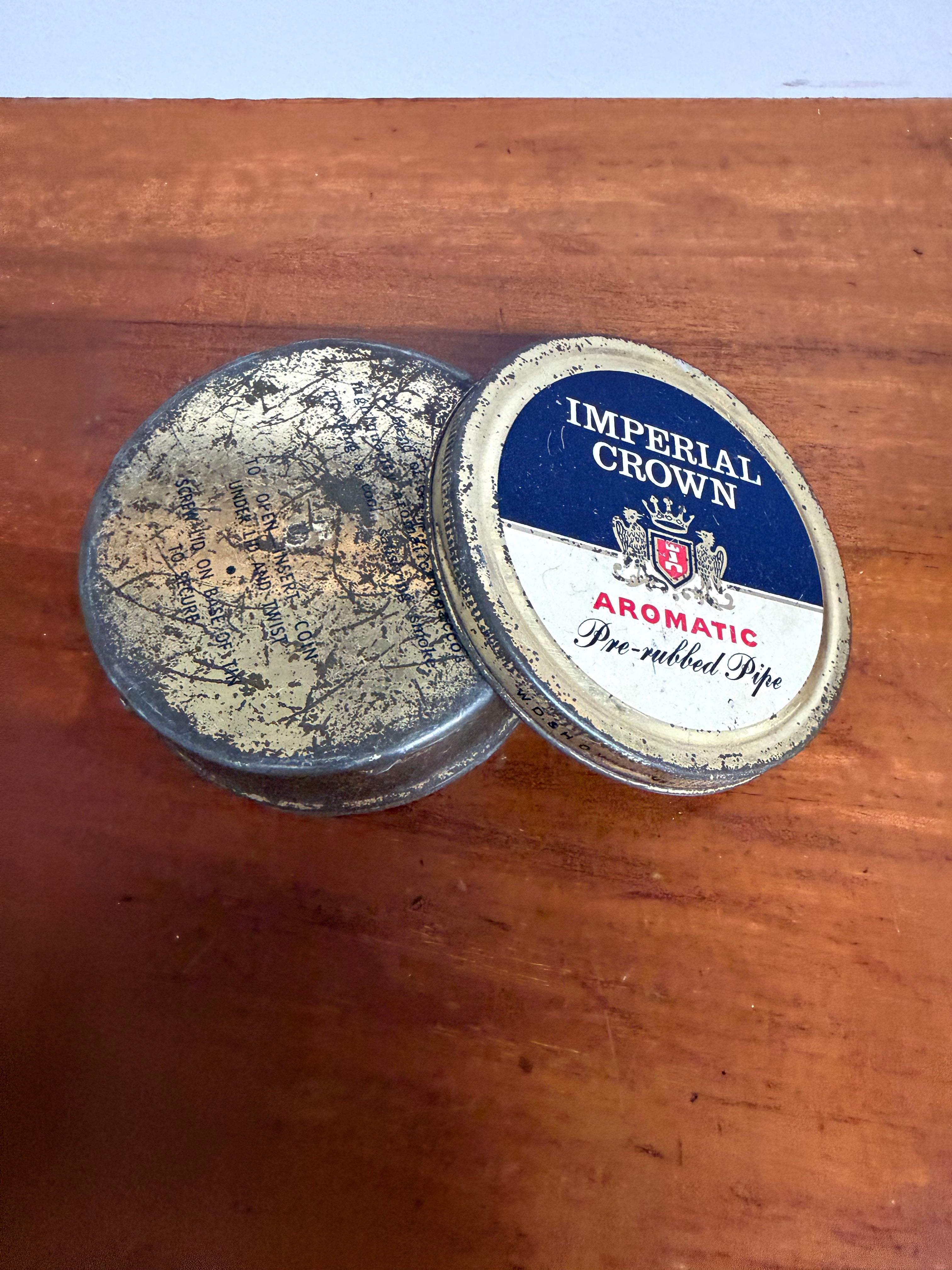 Vintage Imperial Crown Tobacco Tin | Antique & Vintage | Moonee Ponds Antiques | Australia Wide Delivery
