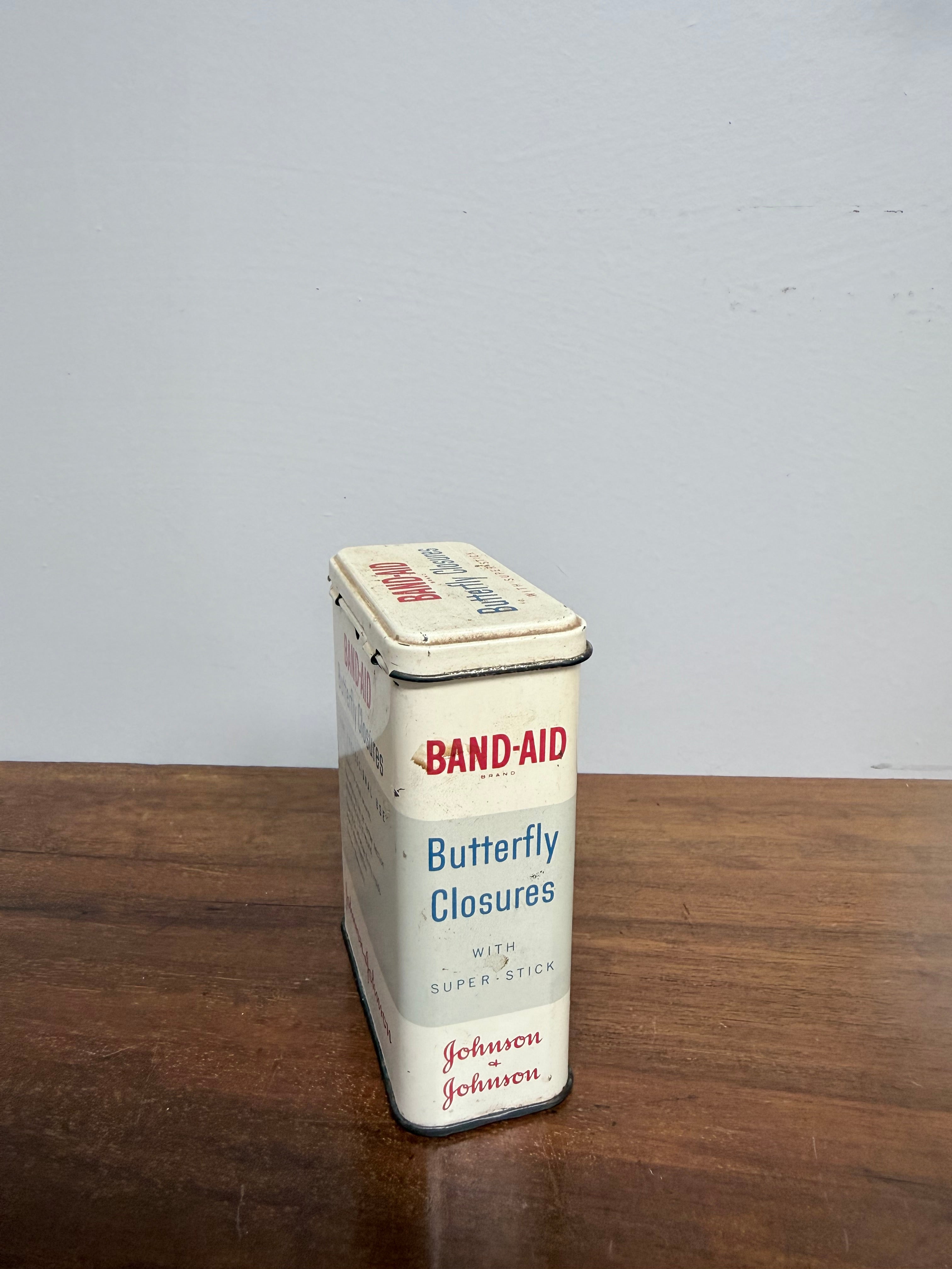 Vintage Johnson & Johnson Butterfly Closures Tin | Antique & Vintage | Moonee Ponds Antiques | Australia Wide Delivery