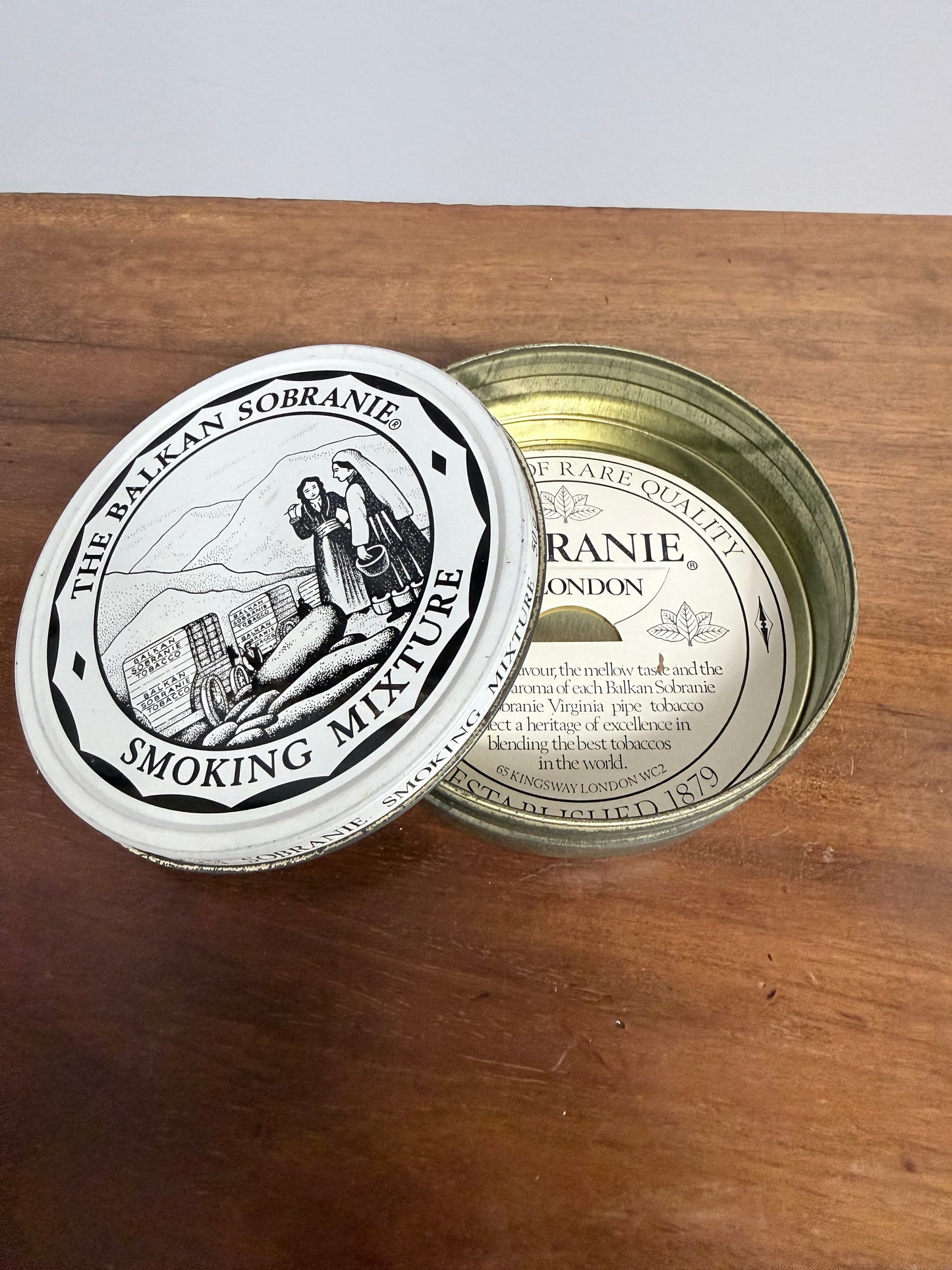 Vintage 'The Balkan Sobranie' Tobacco Tin