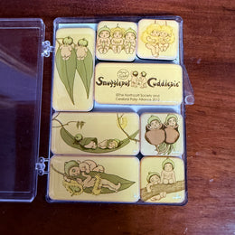 Vintage May Gibbs Mini Fridge Magnets Set